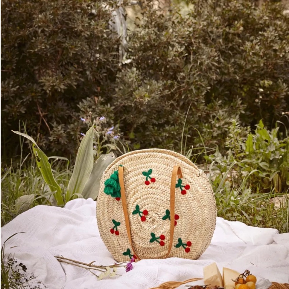 Sézane Cherry 🍒 Basket Bag